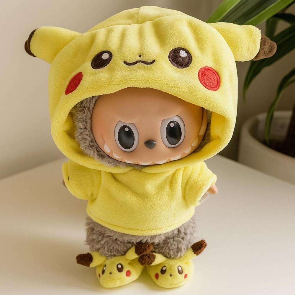 LABUBU Pikachu Outfit