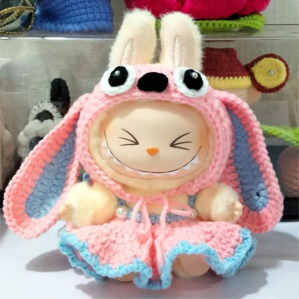 Labubu Stich Crochet Costume