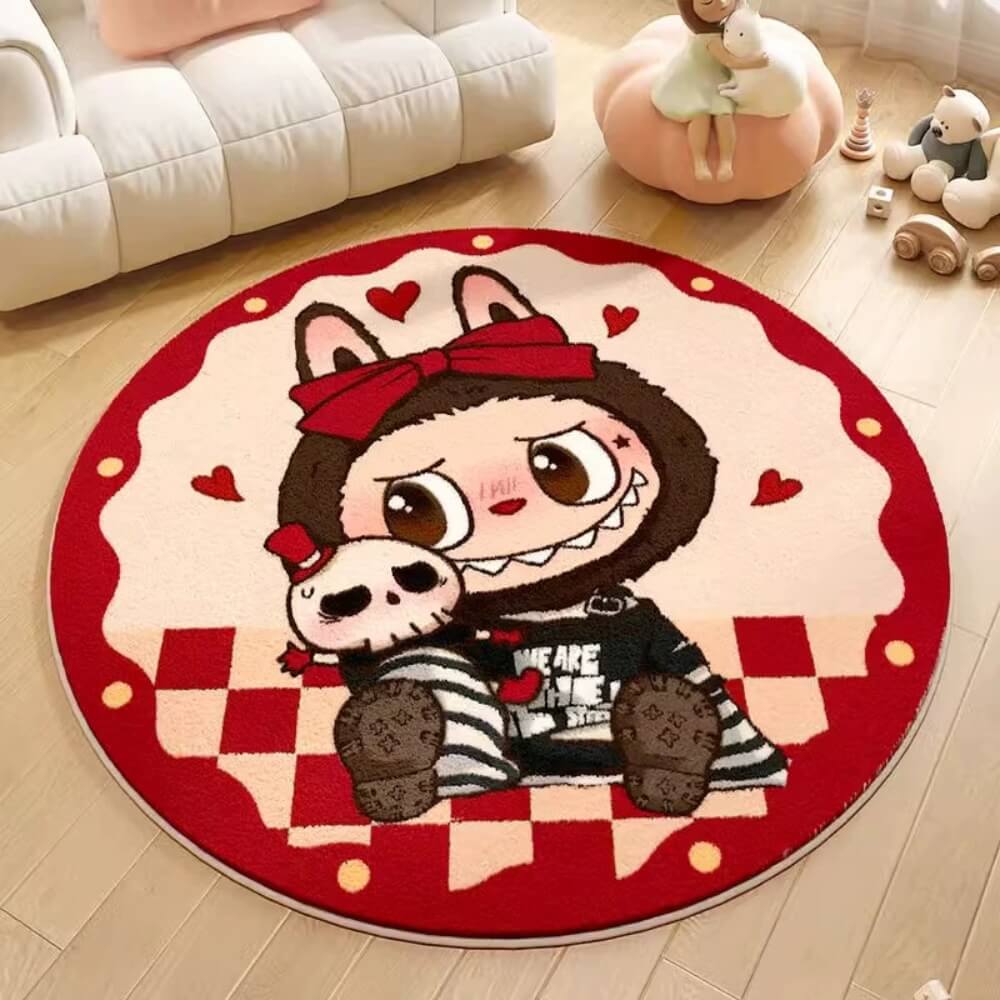 LABUBU ROUND RUG