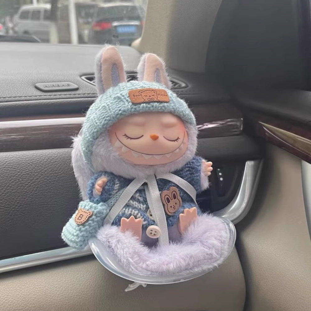 LABUBU FLUFFY CAR SEAT