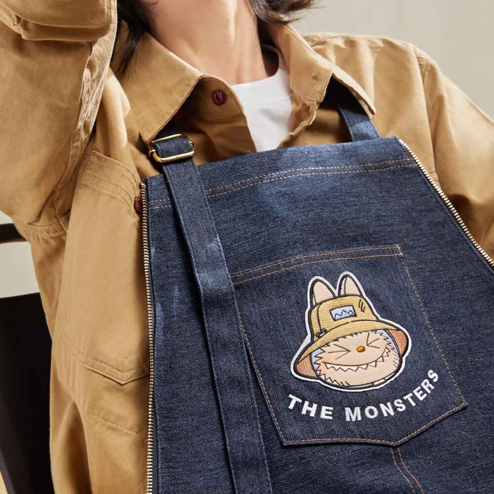 LABUBU DENIM APRON BAG