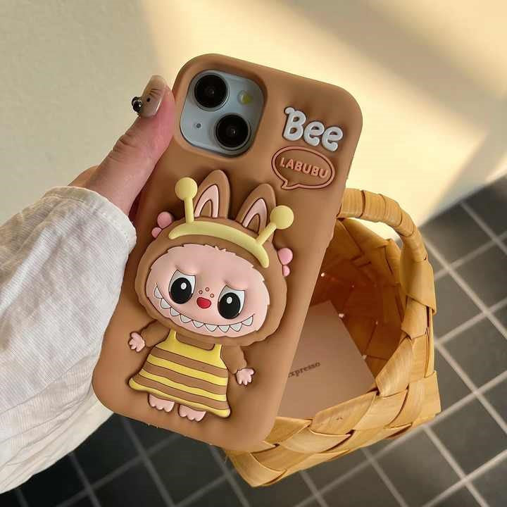 LABUBU BEE 3D PHONE CASE
