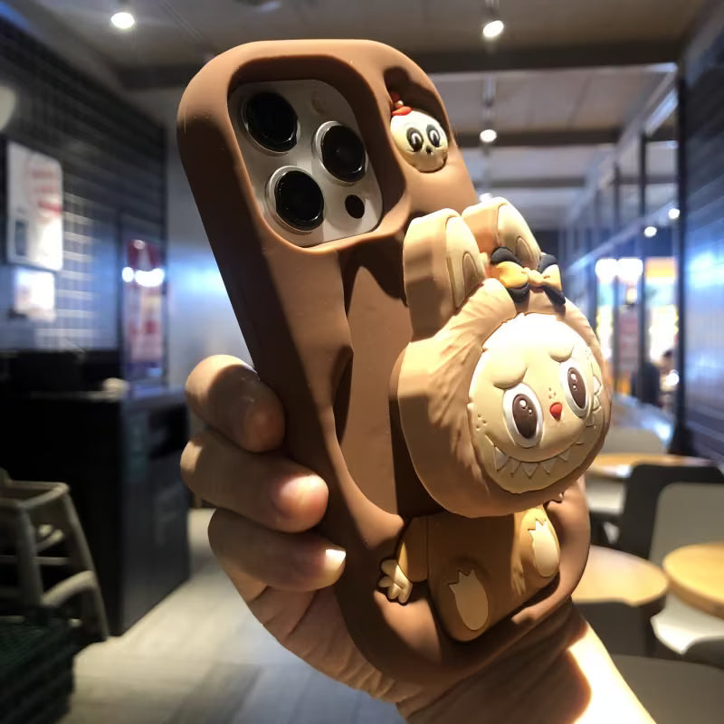 LABUBU TELESCOPIC PHONE CASE