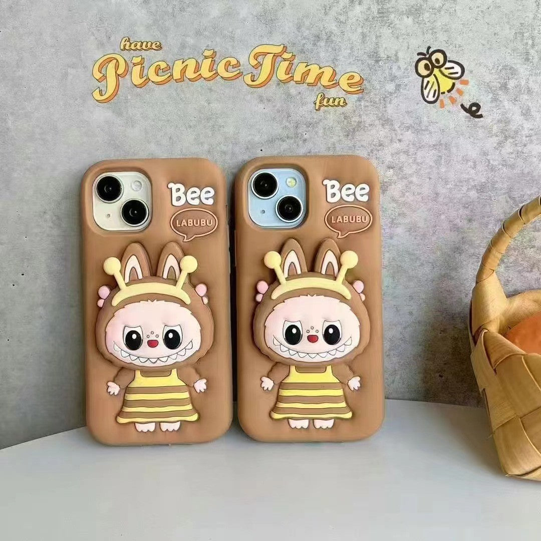 LABUBU BEE 3D PHONE CASE