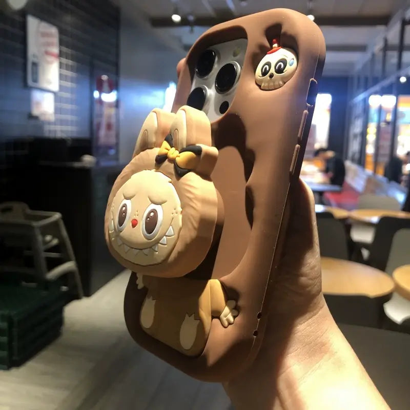 LABUBU TELESCOPIC PHONE CASE
