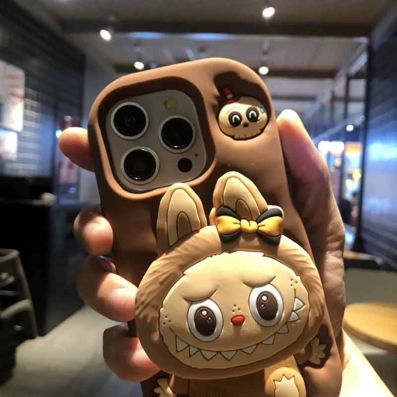 LABUBU TELESCOPIC PHONE CASE