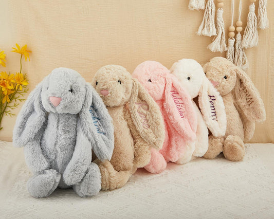 Personalized Embroidered Bunny Soft Plush Toy
