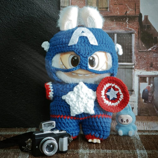 LABUBU Captain America Outfit