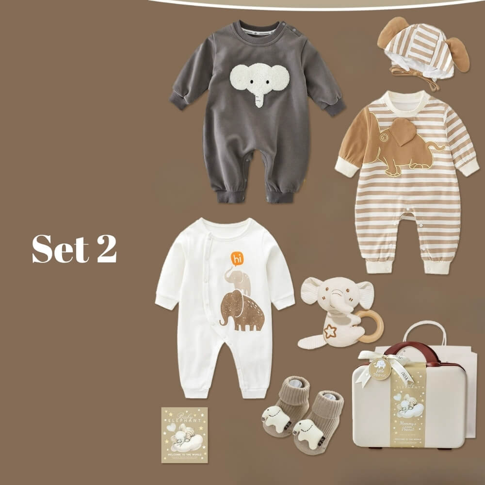 Elephant Baby Gift Set
