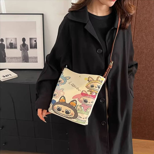 LABUBU STUDENT BUCKET BAG