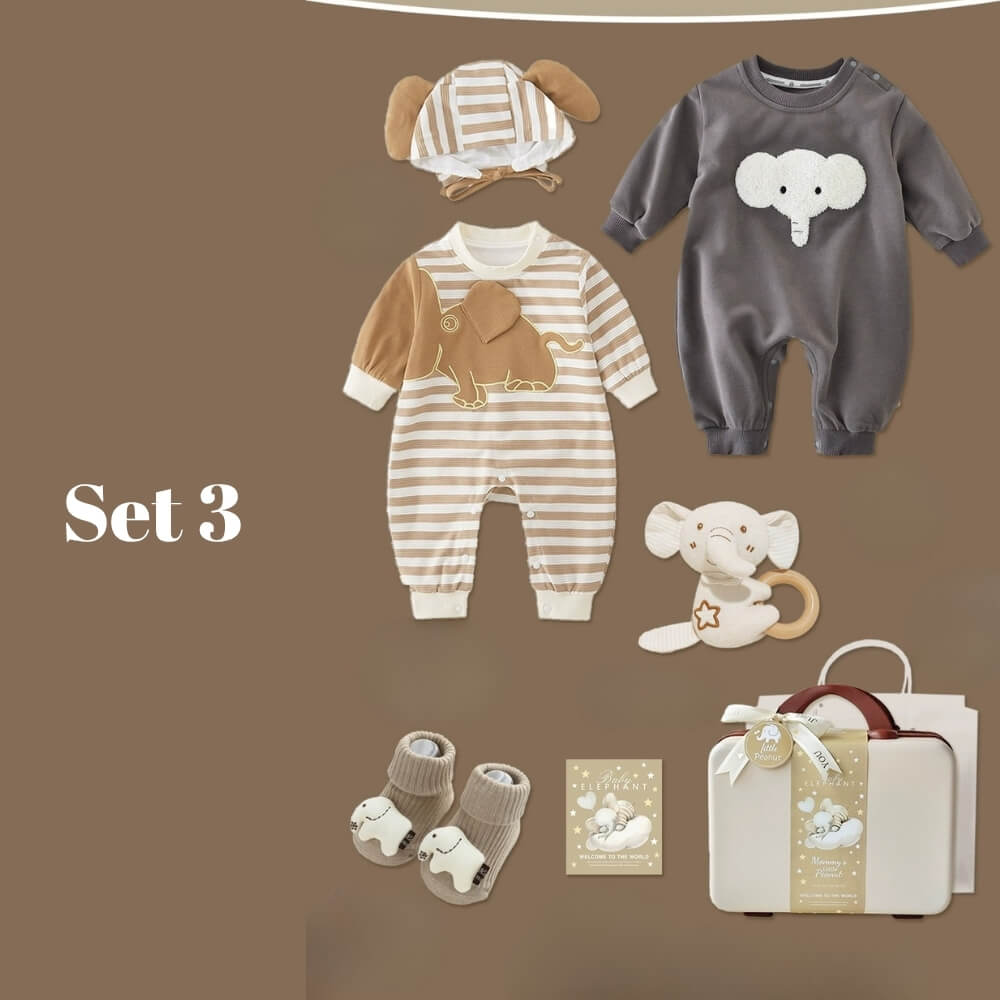 Elephant Baby Gift Set