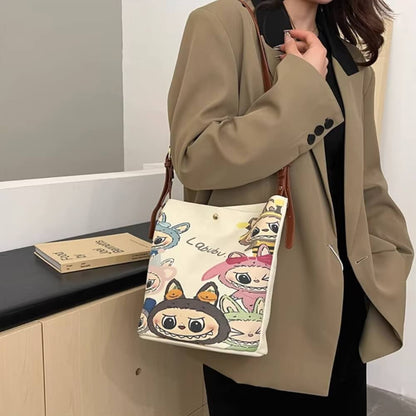 LABUBU STUDENT BUCKET BAG