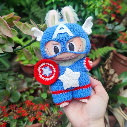 LABUBU Captain America Outfit