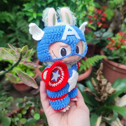 LABUBU Captain America Outfit