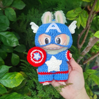 LABUBU Captain America Outfit