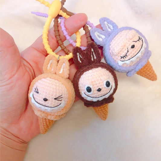 Labubu Crochet Keychain (Personalized)