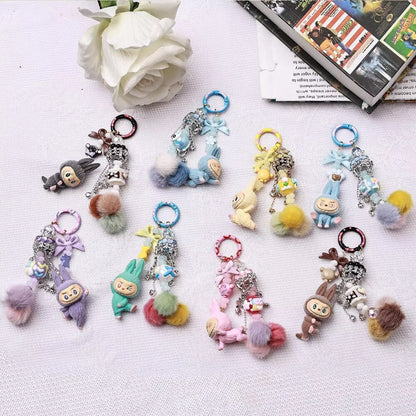 LABUBU YOGA SERIES KEYCHAIN V2