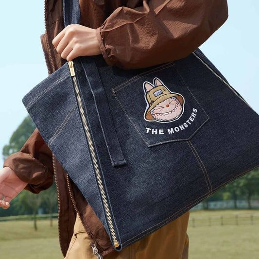 LABUBU DENIM APRON BAG