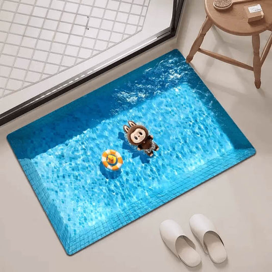 LABUBU Bathroom Floor Mat