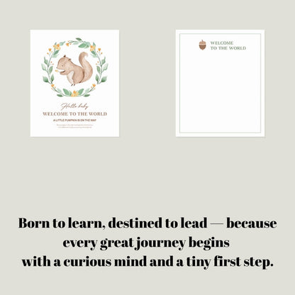 Squirrel Baby Gift Set