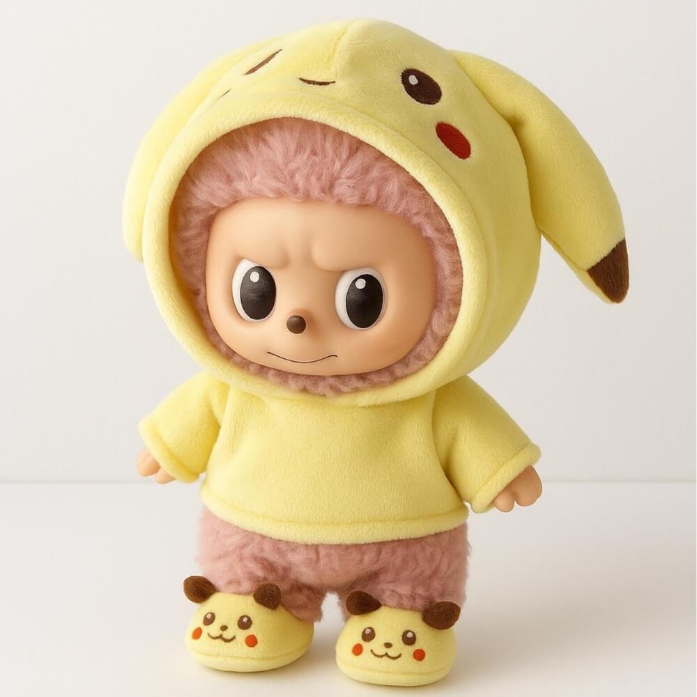 LABUBU Pikachu Outfit