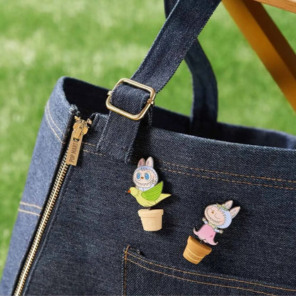 LABUBU DENIM APRON BAG