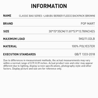 LABUBU CAMPUS BACKPACK