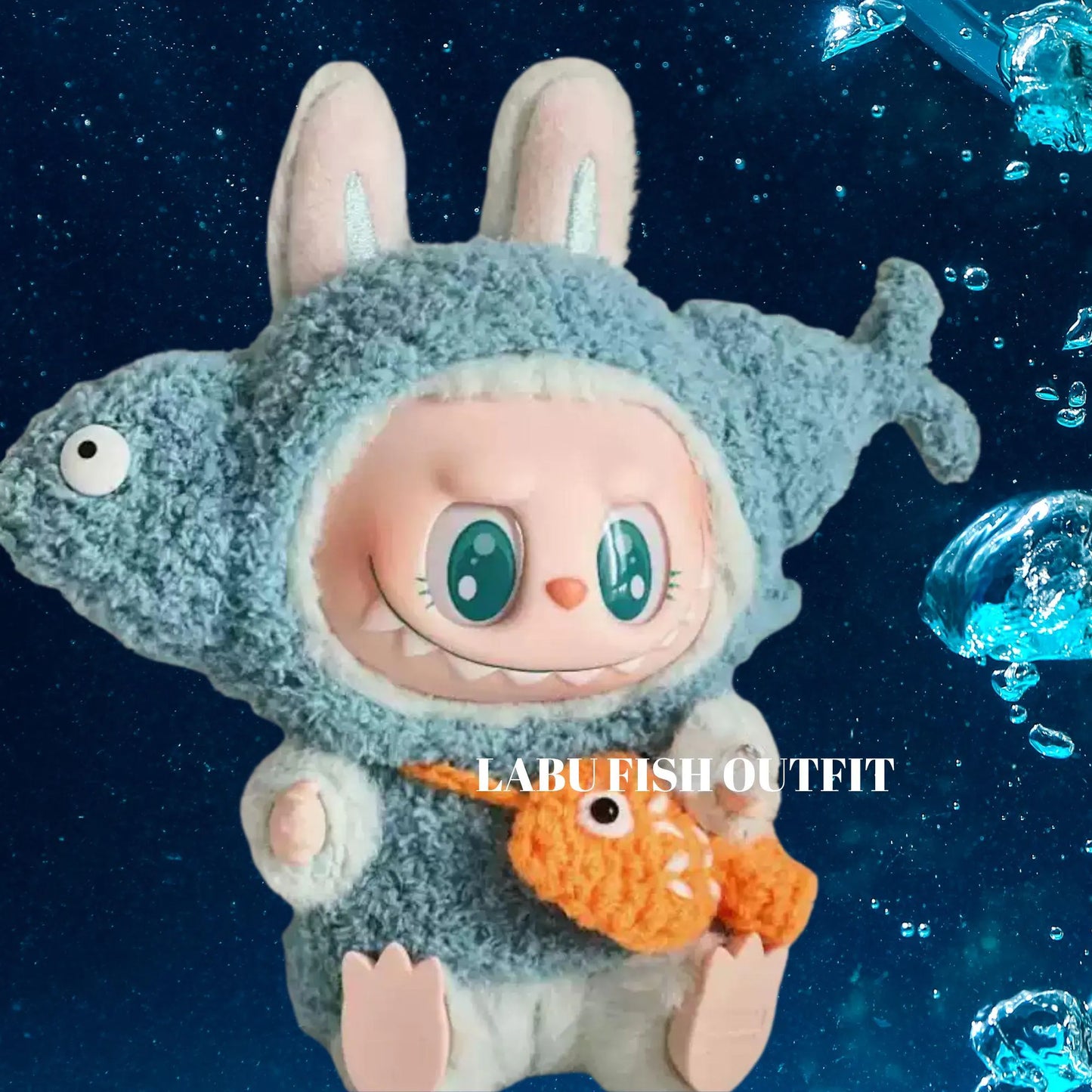 LABUBU Fish Outfit