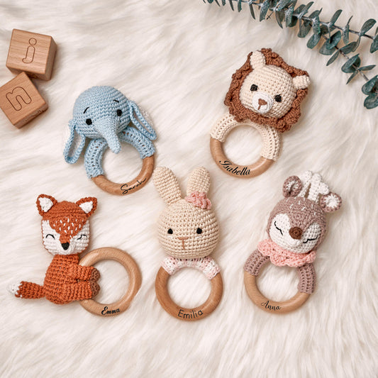 Personalized Baby Rattles