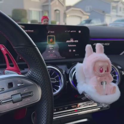 LABUBU FLUFFY CAR SEAT