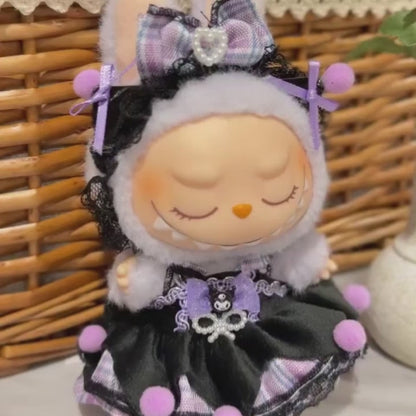 Labubu Purple Doll Dress Only